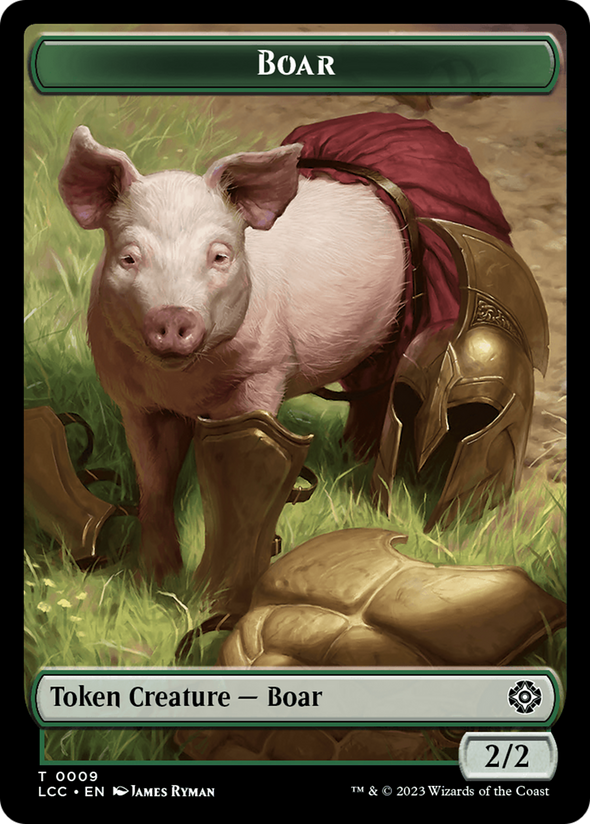 Boar // Merfolk (005) Token (TLCC)