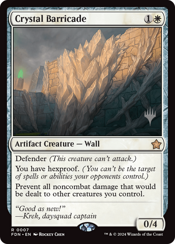 Crystal Barricade - Promo Pack (PFDN)