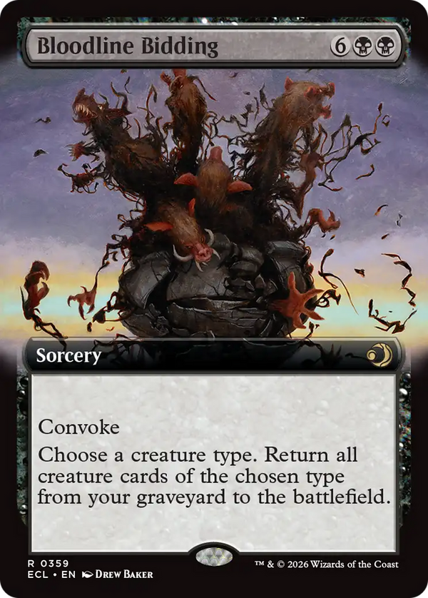 Bloodline Bidding - Extended Art (ECL)