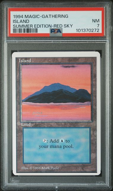 Island (A) - Summer Magic - PSA Graded 7 101370272