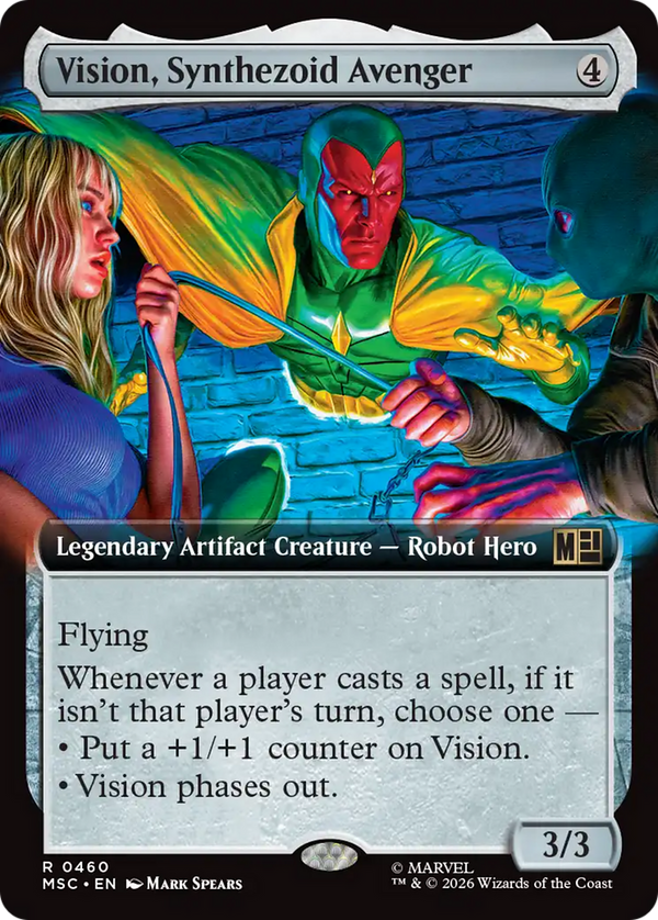 Vision, Synthezoid Avenger - Extended Art (MSC) (Pre-Order)