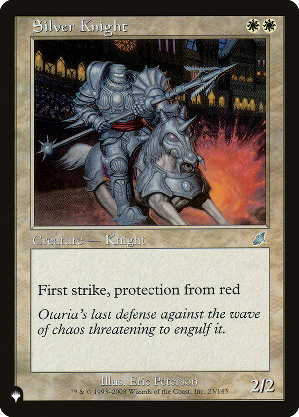 Silver Knight - SCG Reprint (PLST)