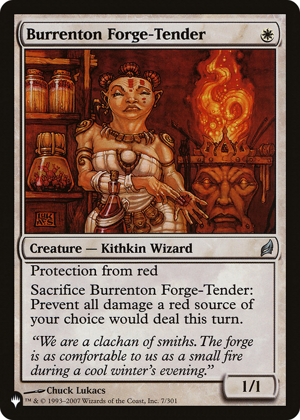 Burrenton Forge-Tender - LRW Reprint (PLST)