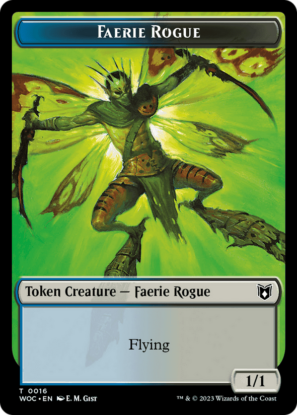 Faerie Rogue // Faerie Token (016) (TWOC)