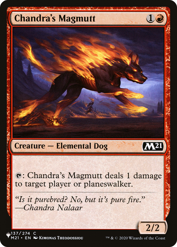 Chandra's Magmutt (137) - M21 Reprint (PLST)