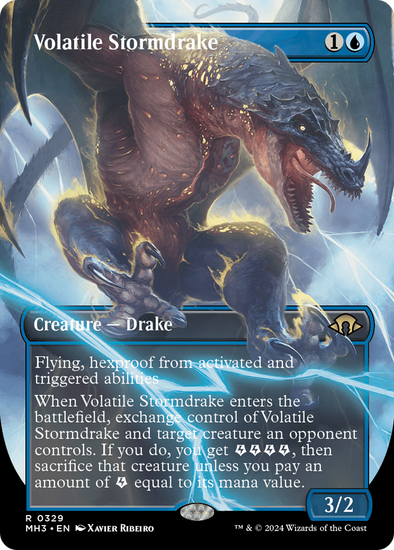 Volatile Stormdrake - Borderless (MH3)