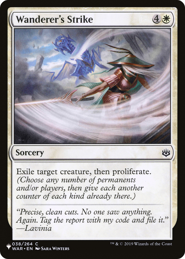 Wanderer's Strike - WAR Reprint (PLST)