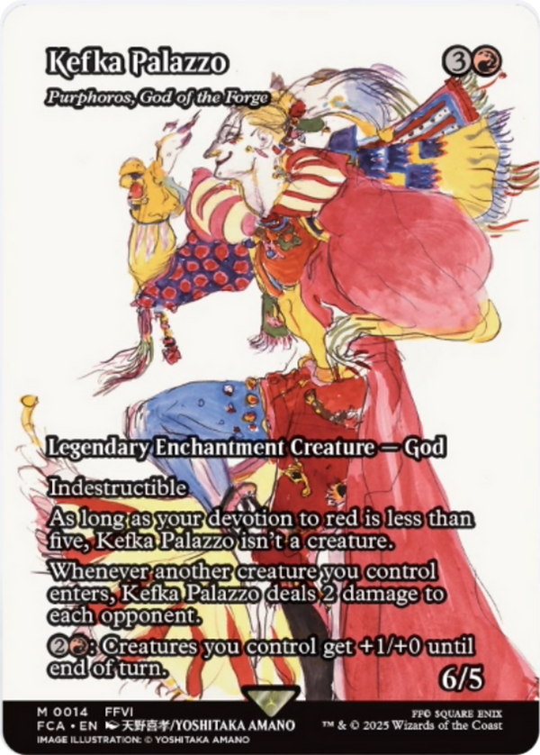 Kefka Palazzo // Purphoros, God of the Forge - Borderless (FCA)