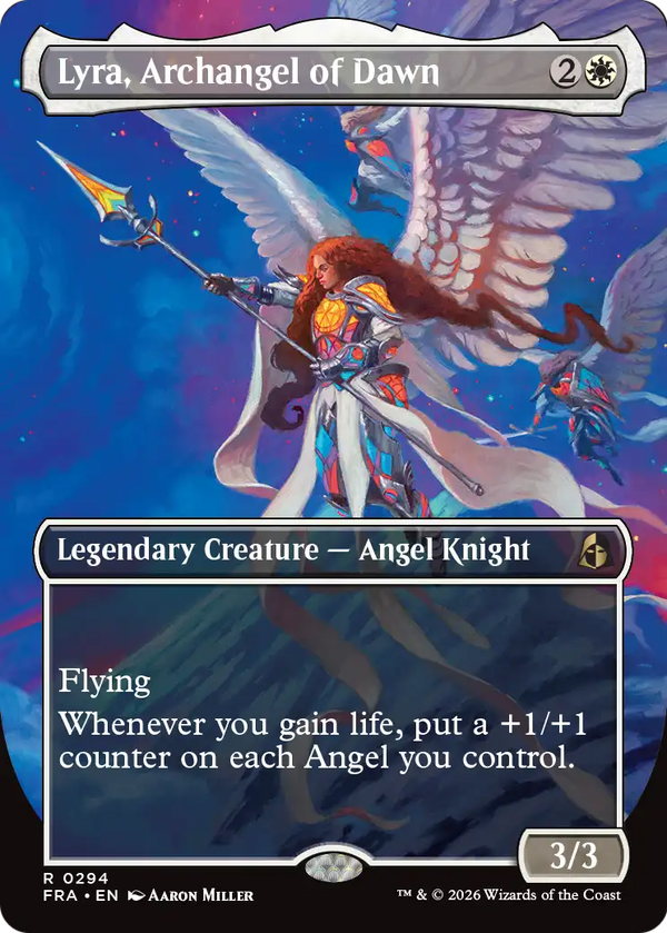 Lyra, Archangel of Dawn - Borderless (FRA) (Pre-Order)