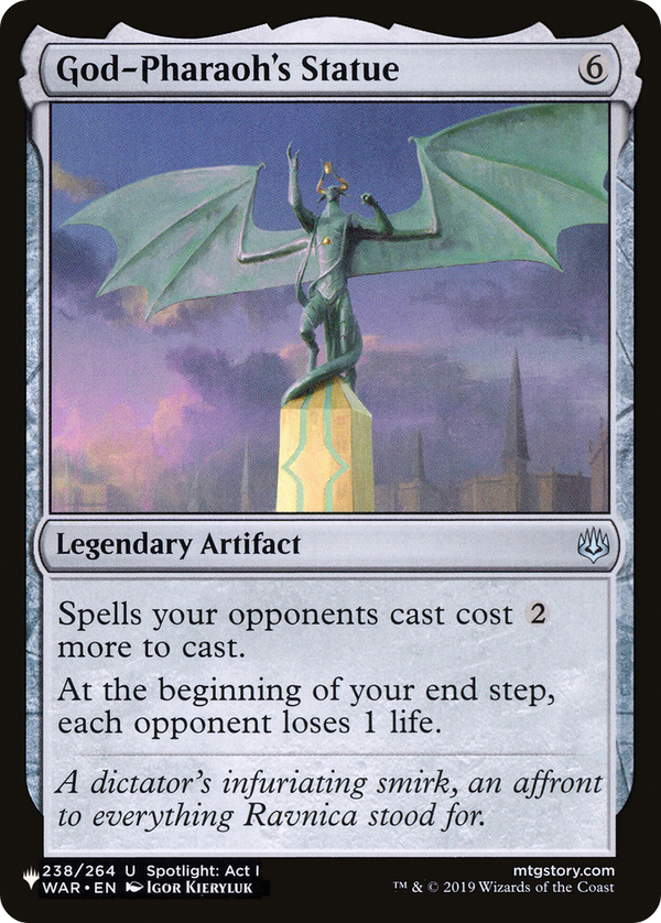 God-Pharaoh's Statue - WAR Reprint (PLST)