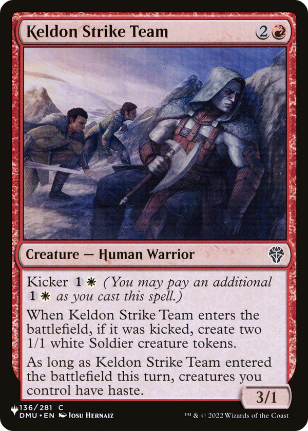Keldon Strike Team - DMU Reprint (PLST)