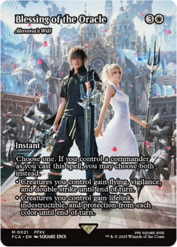 Blessing of the Oracle // Akroma's Will - Borderless (FCA)