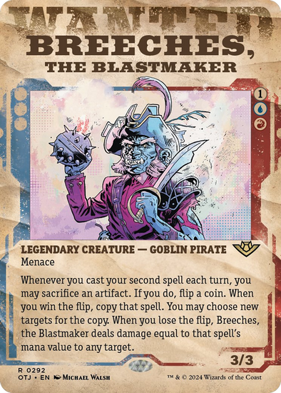 Breeches, the Blastmaker - Wanted Poster Showcase (OTJ)