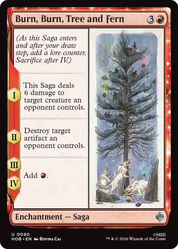 Burn, Burn, Tree and Fern (HOB) (Pre-Order)