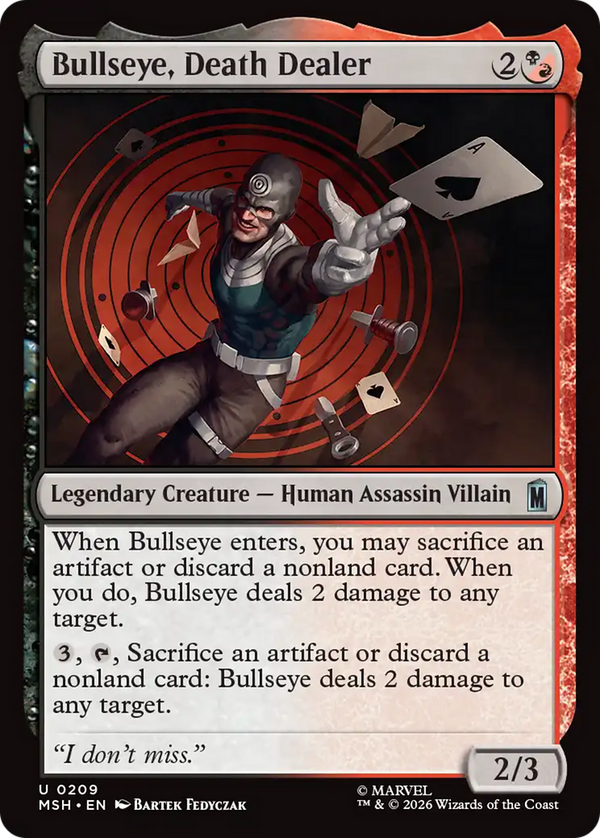 Bullseye, Death Dealer (MSH) (Pre-Order)