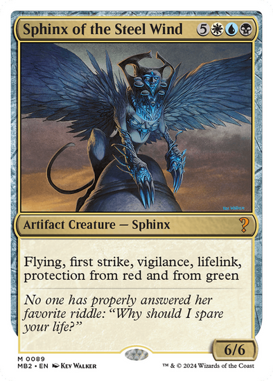 Sphinx of the Steel Wind (MB2)