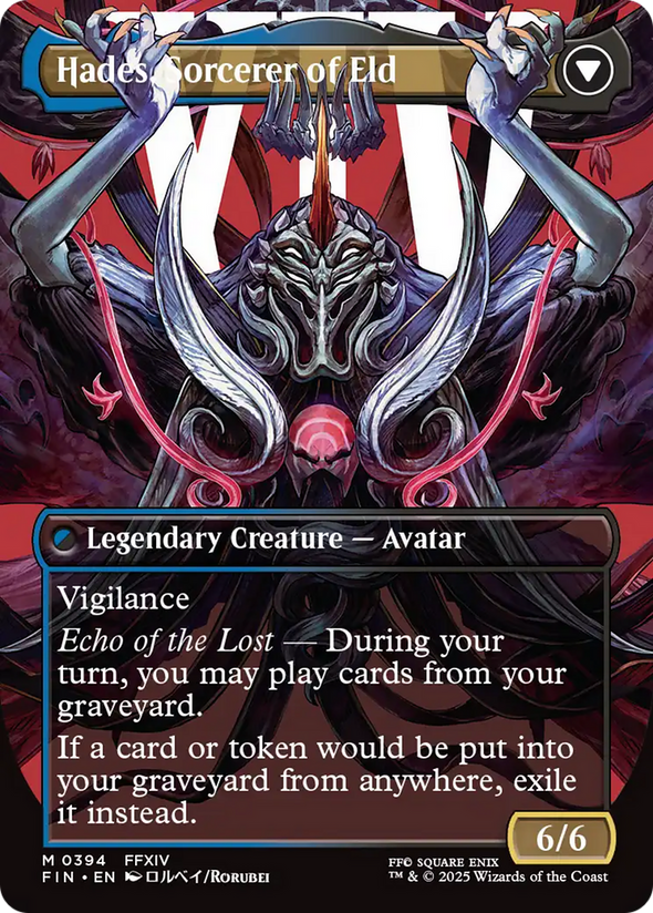Emet-Selch, Unsundered // Hades, Sorcerer of Eld - Borderless (FIN)