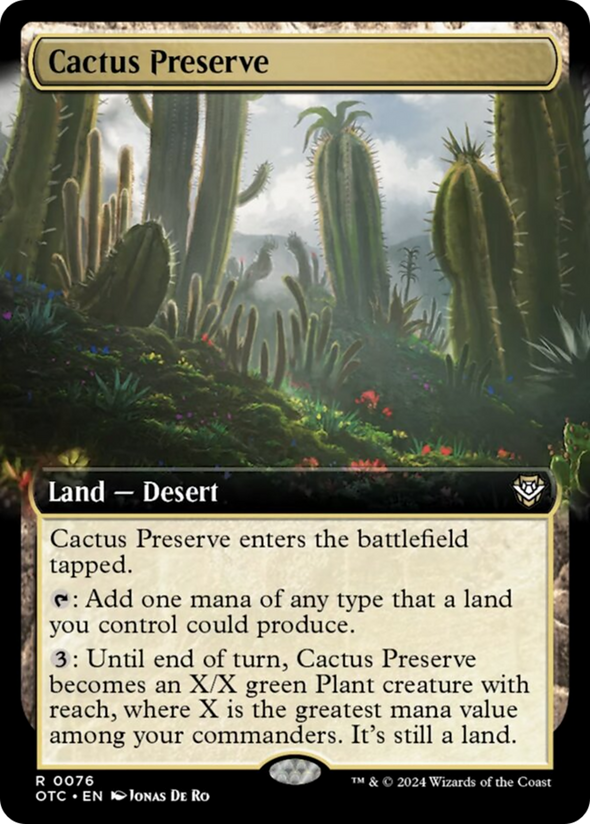 Cactus Preserve - Extended Art (OTC)