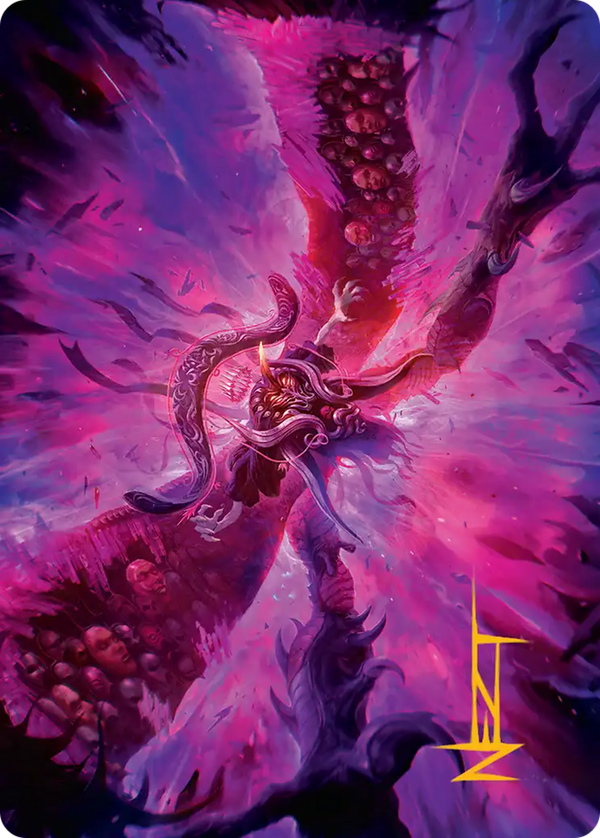 Hades, Sorcerer of Eld - Art Series (Gold-Stamped Signature) (AFIN)