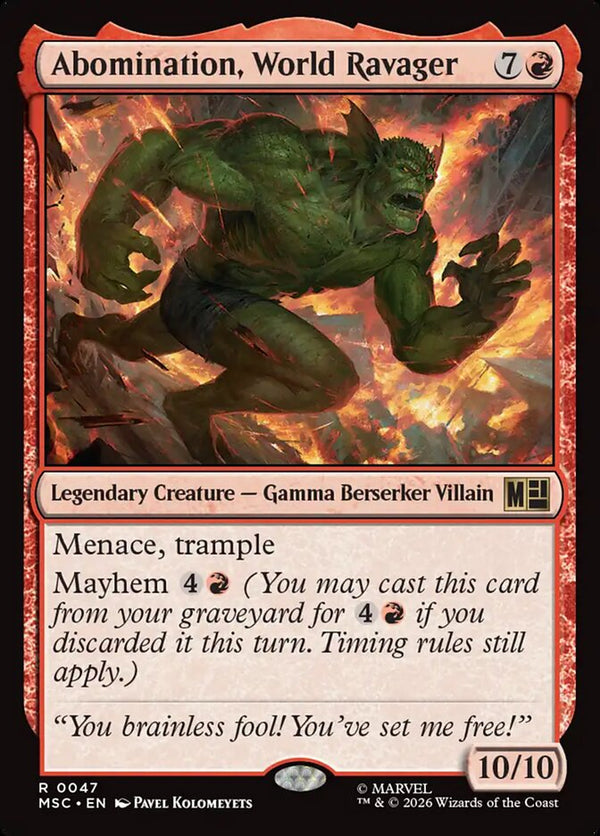 Abomination, World Ravager (MSC)