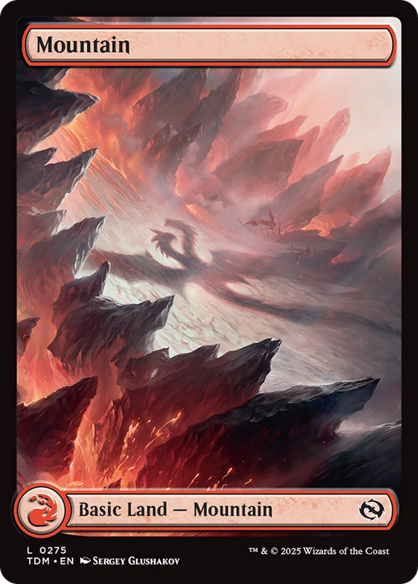 Mountain - Dragon's Presence Full Art (275) (TDM)