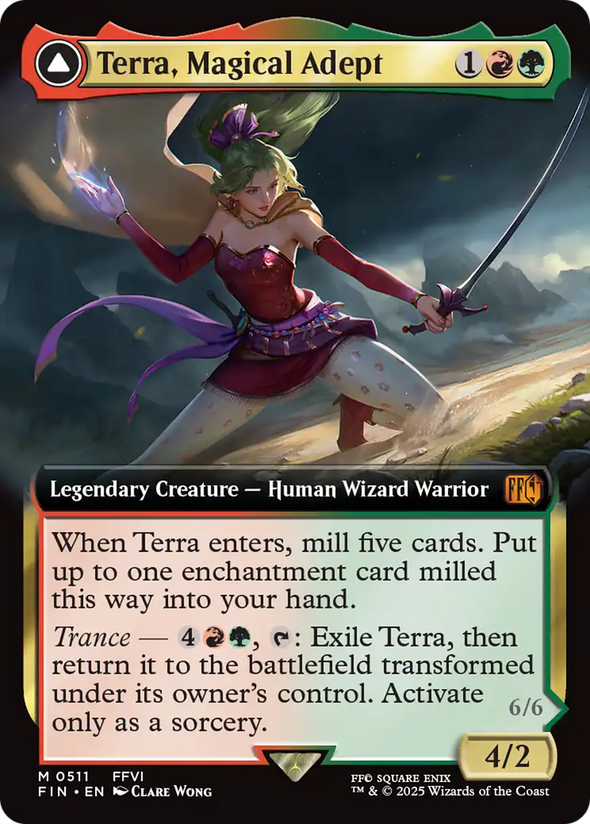 Terra, Magical Adept // Esper Terra - Extended Art (FIN)