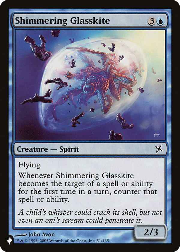 Shimmering Glasskite - BOK Reprint (PLST)