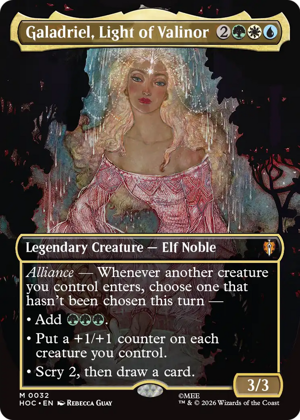 Galadriel, Light of Valinor - Borderless (HOC)