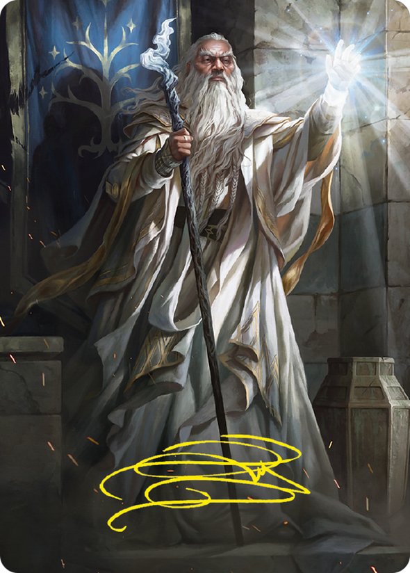 Gandalf the White - Art Series (Gold-Stamped Signature) (ALTR)