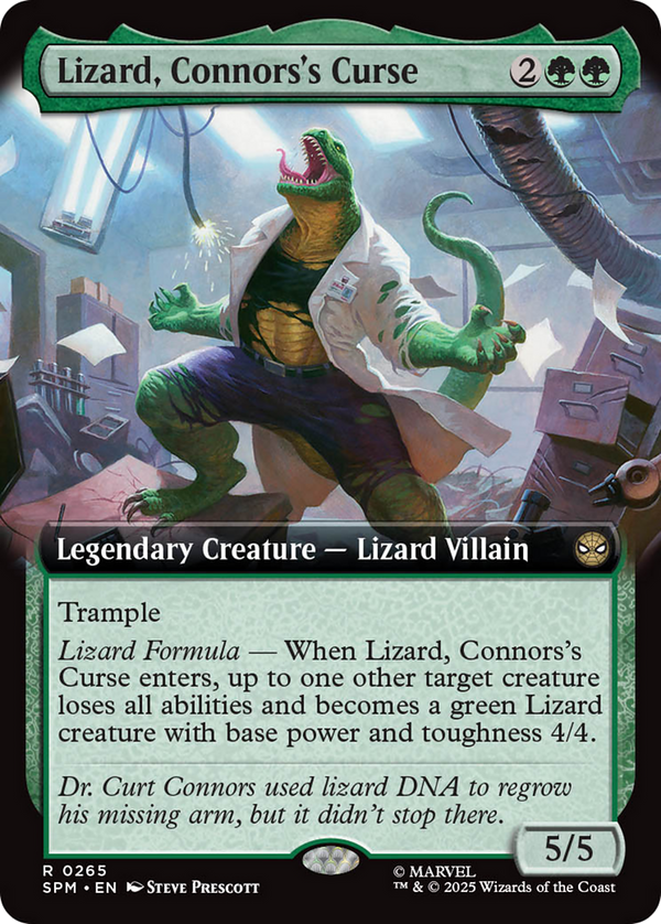 Lizard, Connors's Curse - Extended Art (SPM)