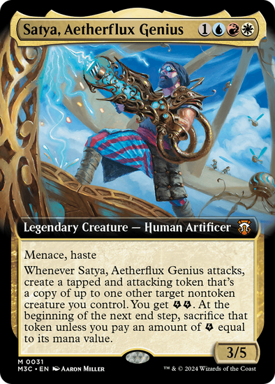 Satya, Aetherflux Genius - Extended Art (M3C)