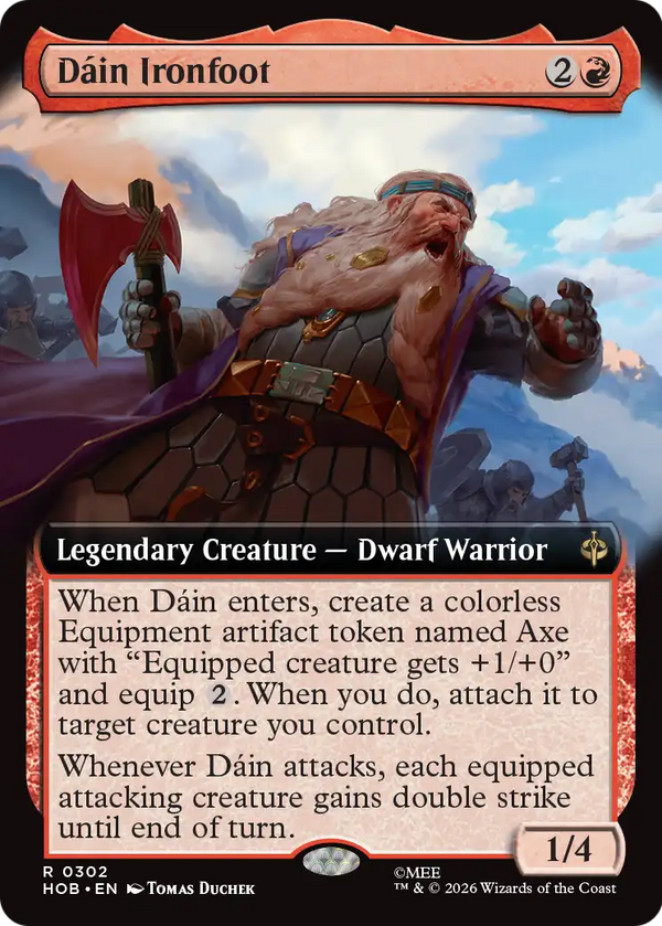 Dáin Ironfoot - Extended Art (HOB)