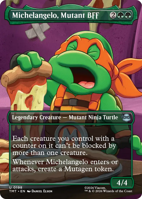 Michelangelo, Mutant BFF - Borderless Scene (TMT)