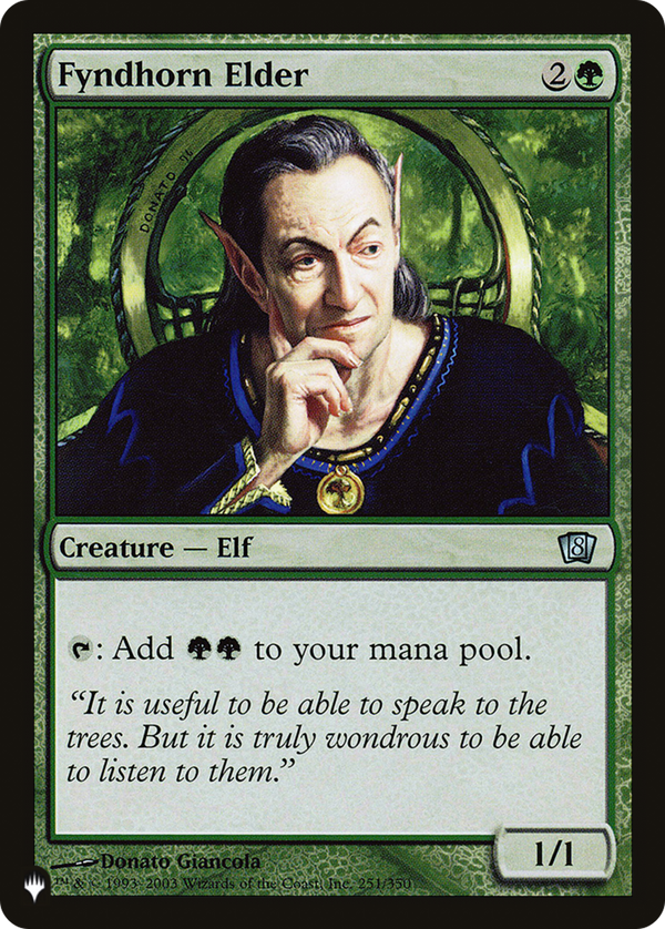 Fyndhorn Elder - 8ED Reprint (PLST)