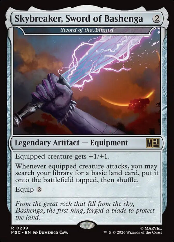 Skybreaker, Sword of Bashenga // Sword of the Animist (MSC)