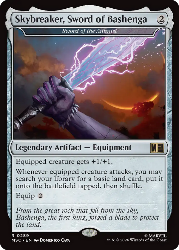 Skybreaker, Sword of Bashenga // Sword of the Animist (MSC) (Pre-Order)