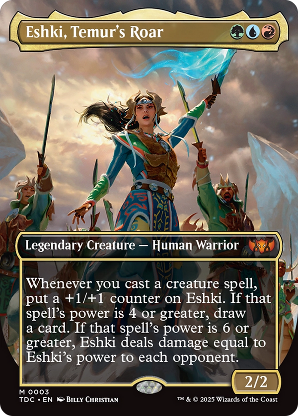 Eshki, Temur's Roar - Borderless (TDC)