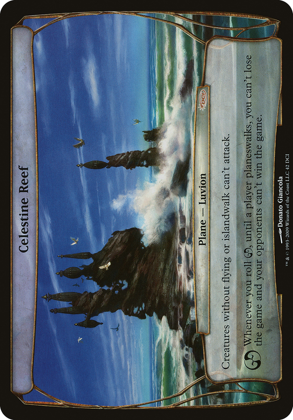 Celestine Reef - Oversized Planechase Card (DCI)