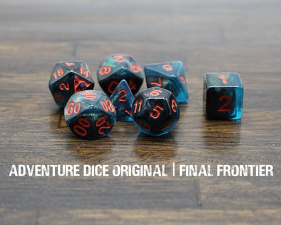 Adventure Dice - 7 Piece Set - Final Frontier