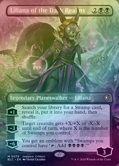 Liliana of the Dark Realms - Borderless (Foil) (BLC)