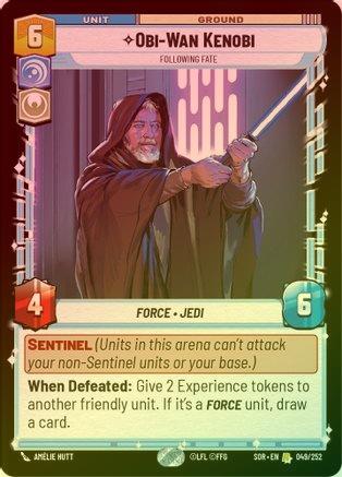 Obi-Wan Kenobi - Following Fate - 049/252 - Rare (Foil)