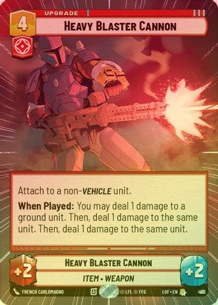 Heavy Blaster Cannon (Hyperspace) - 911 - Rare (Foil)