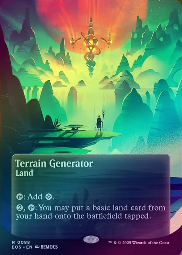 Terrain Generator - Borderless Poster (Foil) (EOS)