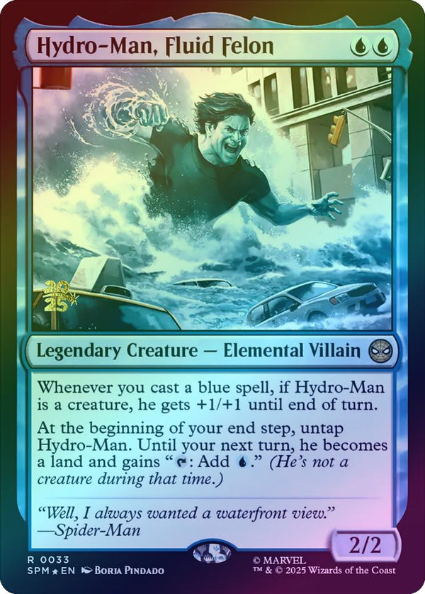Hydro-Man, Fluid Felon - Prerelease Promo (Foil) (PSPM)