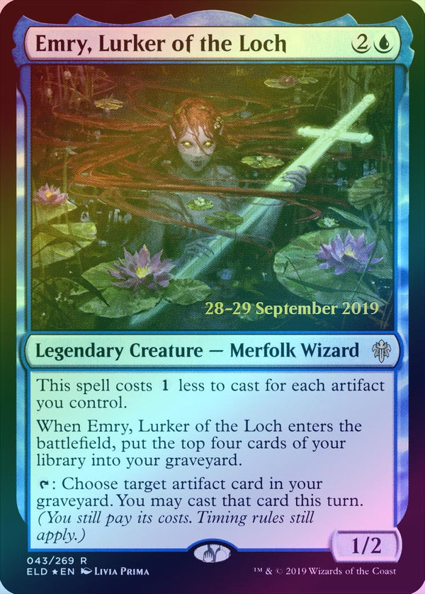Emry, Lurker of the Loch - Prerelease Promo (Foil) (PELD)