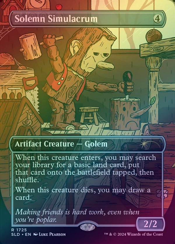 Solemn Simulacrum - Featuring: Luke Pearson (Rainbow Foil) (SLD)