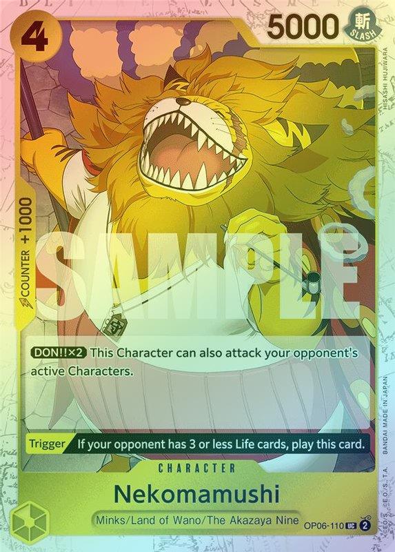 Nekomamushi (Jolly Roger Foil) - OP06-110 - Uncommon