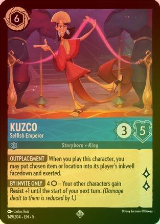 Kuzco (Selfish Emperor) - 149/204 - Super Rare (Foil)