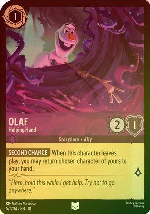 Olaf (Helping Hand) - 57/204 - Uncommon (Foil)