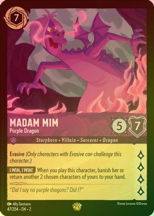 Madam Mim (Purple Dragon) - 47/204 - Legendary (Foil)